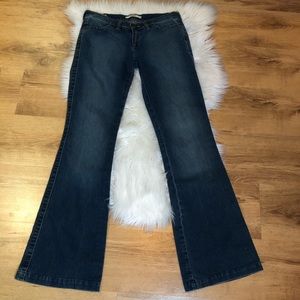 Mavi Chloe wide stitch super low rise flare 31/34